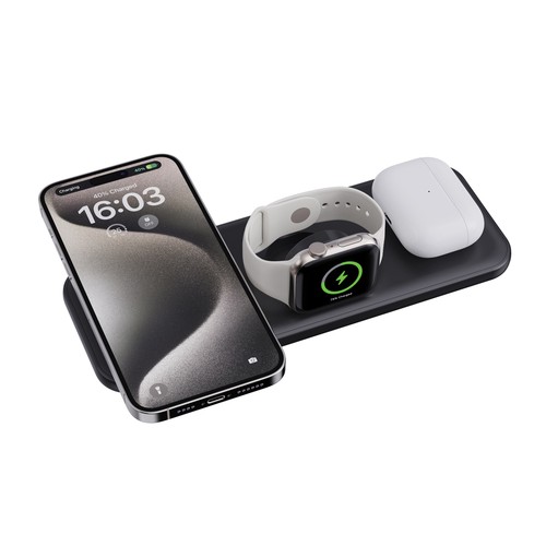 Urban Vitamin Torrance 3 in 1 magnetic 15W charger
