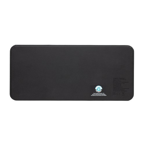 Swiss Peak 3 in 1 RCS recycled PU wireless charger desk tray