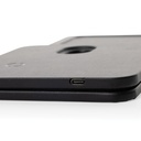 Swiss Peak 3 in 1 RCS recycled PU wireless charger desk tray
