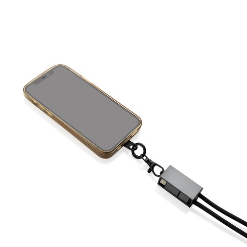 Terra RCS recycled PET phone cord with 60W dual charge cable