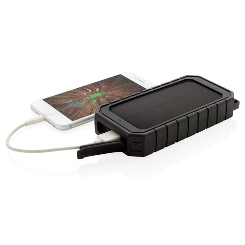 RCS recycled plastic Solar powerbank with 10W Wireless