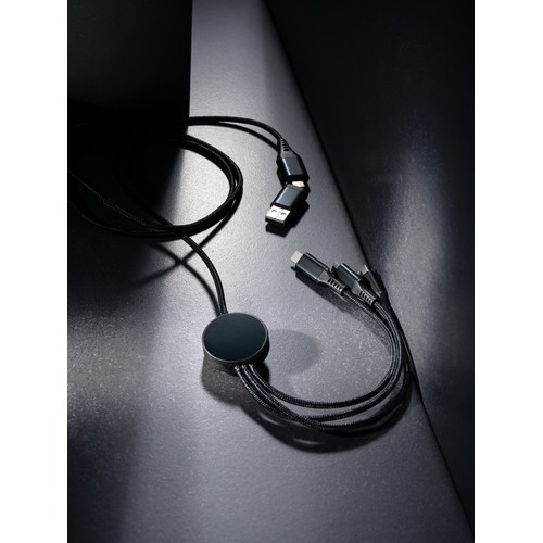 Terra RCS recycled aluminium 120cm 6-in-1 cable