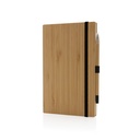 Bamboo notebook and infinity pencil set