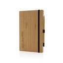 Bamboo notebook and infinity pencil set