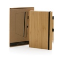 Bamboo notebook and infinity pencil set