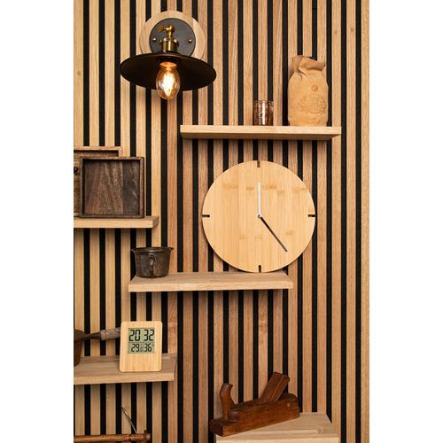 Bamboo Wall Clock Tokei