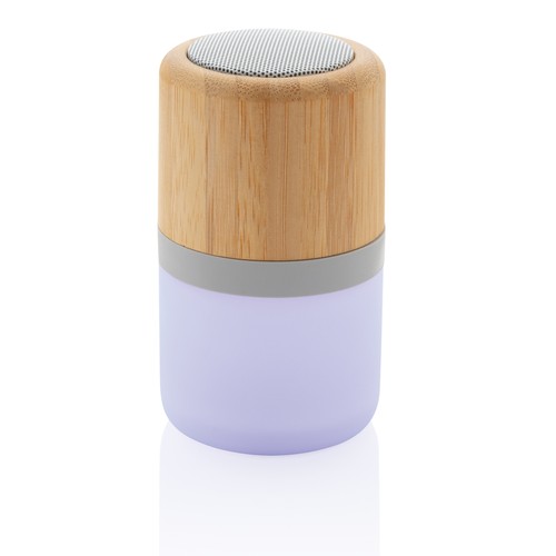 Bamboo colour changing 3W speaker light