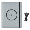 Air 5W wireless charging notebook with 5000mAh powerbank