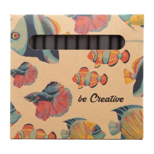Custom 12 Pc Crayon Set Craxon 12 Eco
