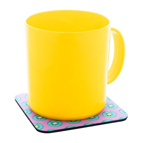 Rpet Felt Coaster, Square CreaFelt Drink Plus