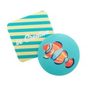 Rpet Felt Coaster, Square CreaFelt Drink