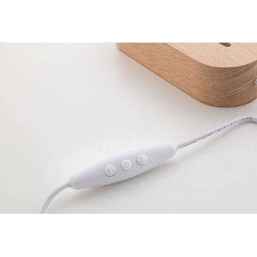 Led Light Trophy, Round Woodify