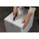 Refillable RCS recycled plastic snap-off knife