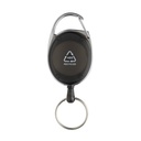 RCS recycled ABS roller clip keychain