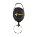 RCS recycled ABS roller clip keychain