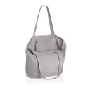 Impact Aware™ 240 gsm rcanvas shopper w/pocket undyed