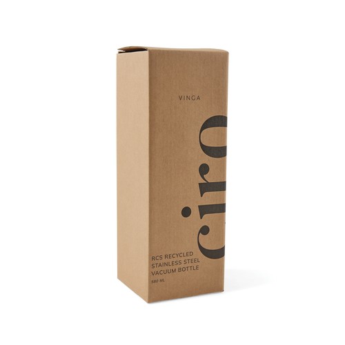 VINGA Ciro RCS recycled vacuum bottle 580ml