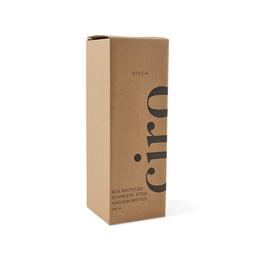 VINGA Ciro RCS recycled vacuum bottle 580ml