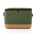 Impact AWARE™ XL RPET two tone cooler bag with cork detail