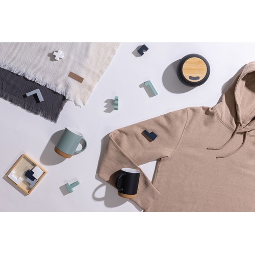 Iqoniq Torres recycled cotton hoodie undyed