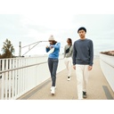 Iqoniq Denali recycled cotton crew neck undyed