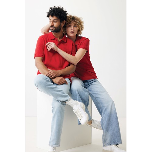 Iqoniq Yosemite recycled cotton pique polo