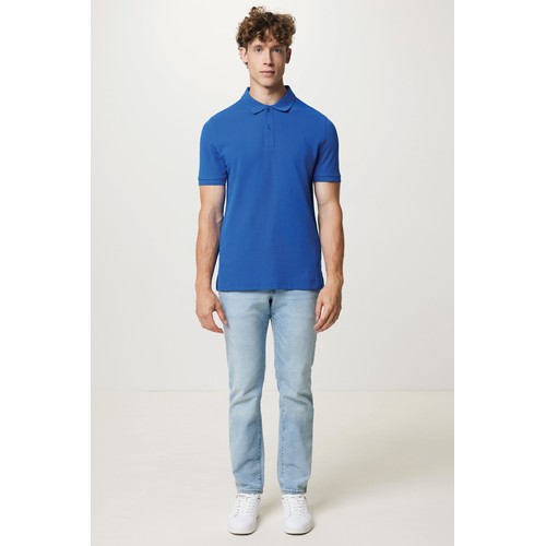 Iqoniq Yosemite recycled cotton pique polo
