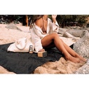 Impact Aware™ RPET foldable quilted picnic blanket