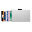C-Secure aluminium RFID card holder