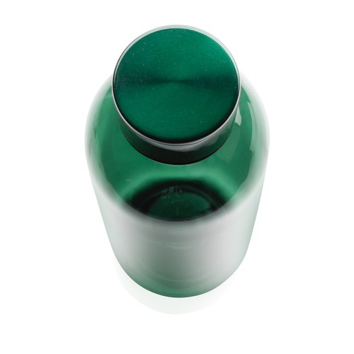 Leakproof water bottle with metallic lid