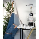 Deluxe canvas oven mitt