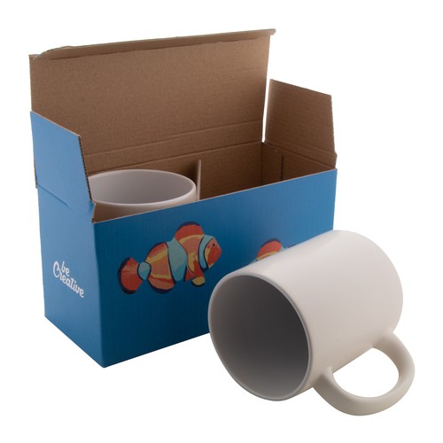 Custom double mug box CreaBox Mug Double