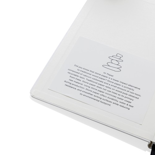 Craftstone A5 recycled kraft and stonepaper notebook