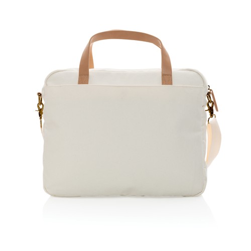 Impact AWARE™ 16 oz. recycled canvas laptop bag