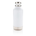 Leak proof vacuum bottle with logo plate