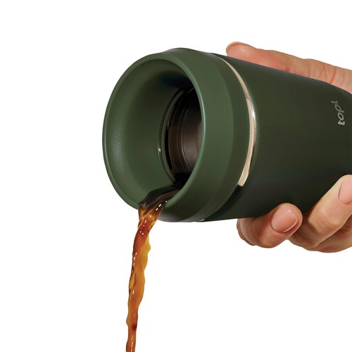 Topl Recycled Steel To Go Tumbler Patented 360 Lid 235ml