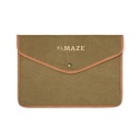 VINGA Bosler GRS recycled canvas 14" laptop sleeve