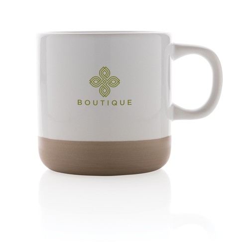 Glazed ceramic mug 360ml