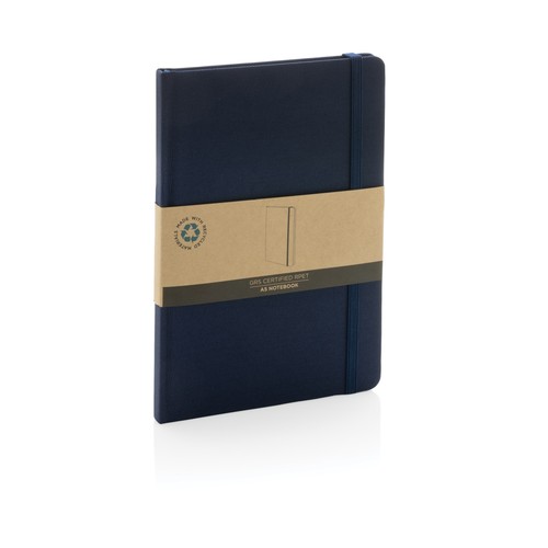 GRS certified RPET A5 notebook