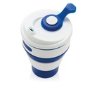 Foldable silicone cup