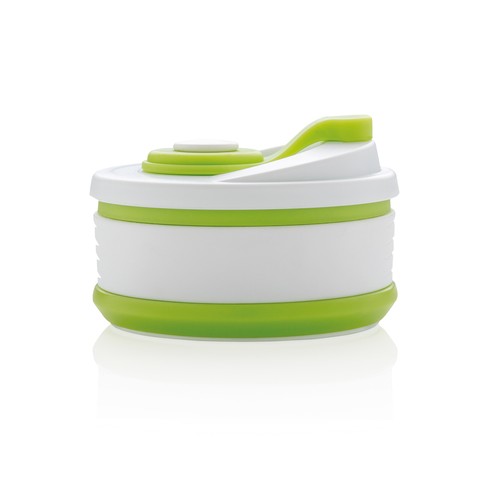 Foldable silicone cup