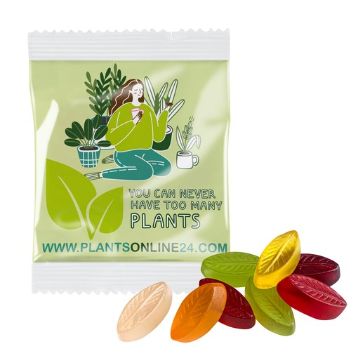 Fruit Gum CUSTOMISED 20 g, VEGAN, Compost.