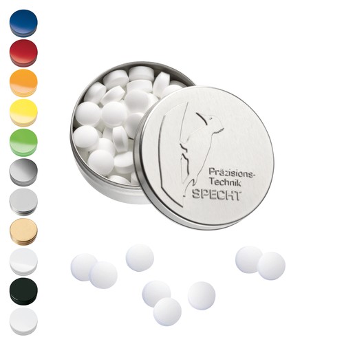 XS Pocket Tin Emboss. Lid Pepper.