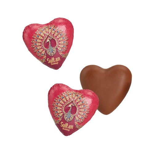 Chocolade hart, individueel