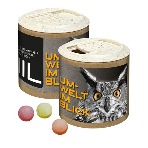 Paper Promo Tin with XS Fruit Candies