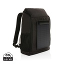 Pedro AWARE™ RPET deluxe backpack with 5W solar panel
