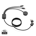 Terra RCS rPET 6-in-1 oplaadkabel met iWatch lader