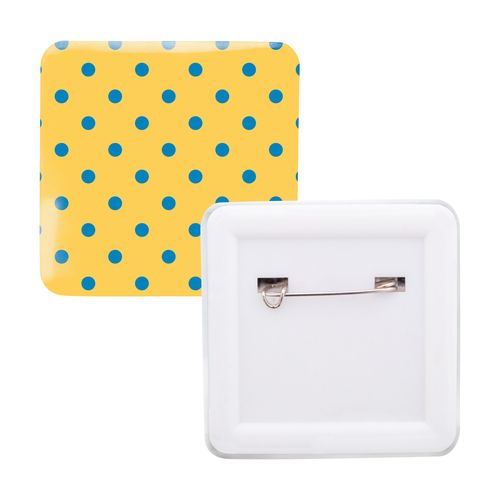 Pin Button Badge SquareBadge Maxi