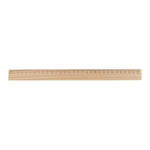 Pine Wood Ruler ThreeO