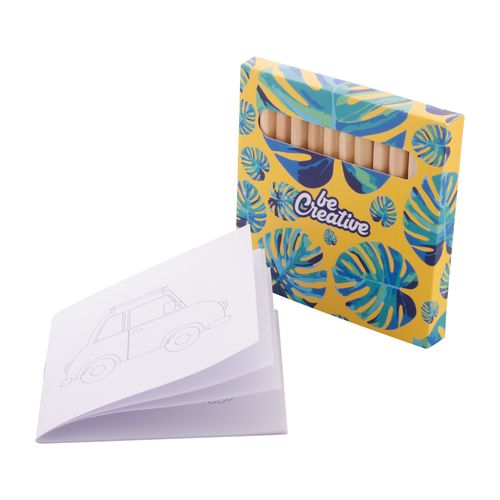 Custom Colouring Set, Mandala Coloxil 12